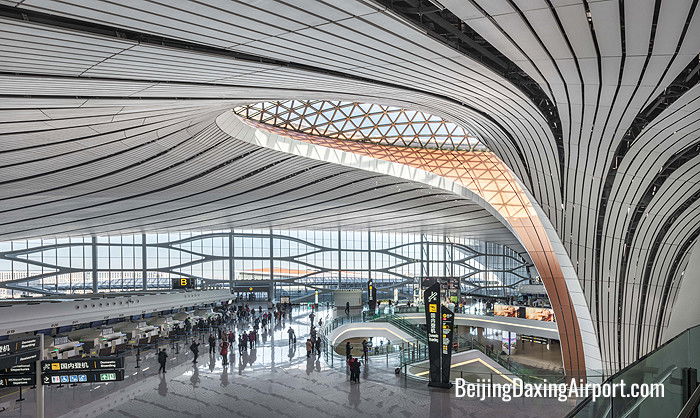 Daxing Airport (PKX) Terminal Interior