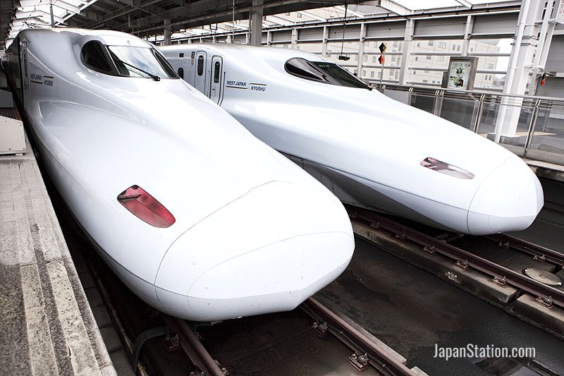 The latest N700 trains used for Nozomi super-express services