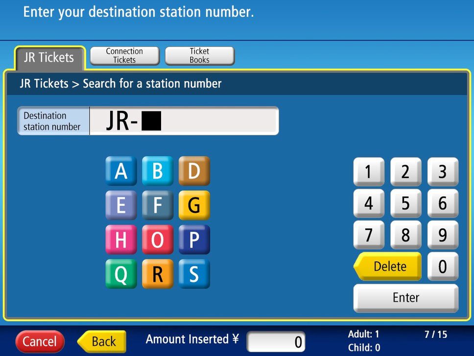 New ticket machines with English guidance will be introduced which are fully compatible with new alphanumeric system