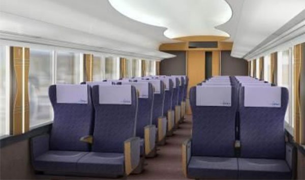 All seats will have their own electrical power outlets and Wi-Fi will be available throughout the train