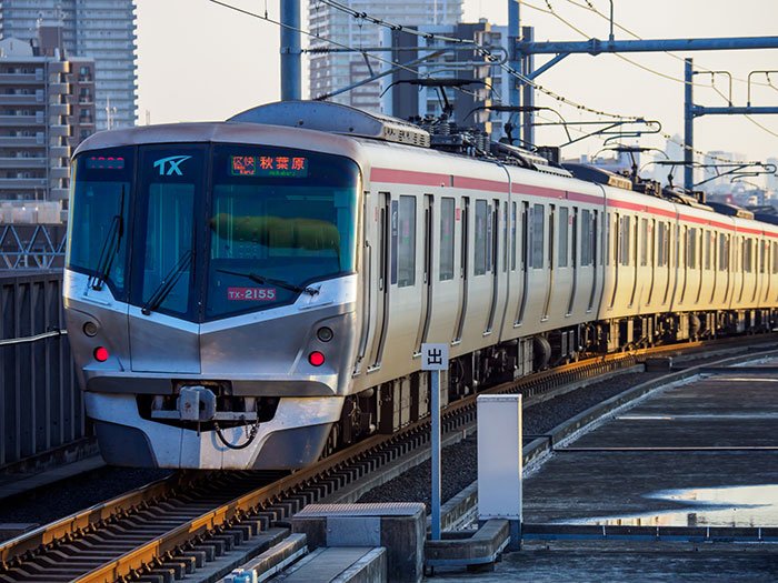 The Tsukuba Express runs between Akihabara and Tsukuba