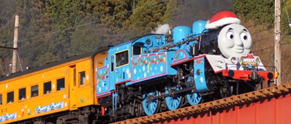 Oigawa Railway’s Thomas the Tank Engine Christmas Steam Train