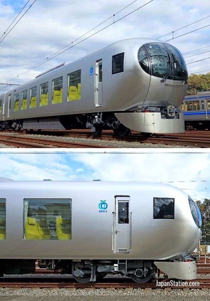 The new train has a distinctly gentle rounded appearance