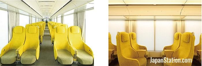 Interior seating can be turned around for group passengers
