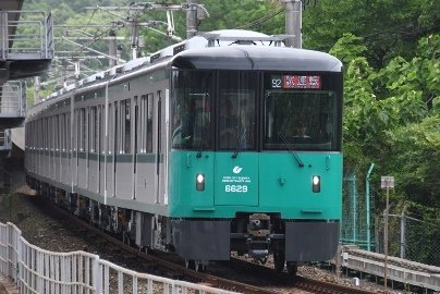 The new #6000 series Kobe subway train
