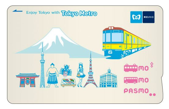 New Tokyo Metro PASMO card design exclusively for tourists