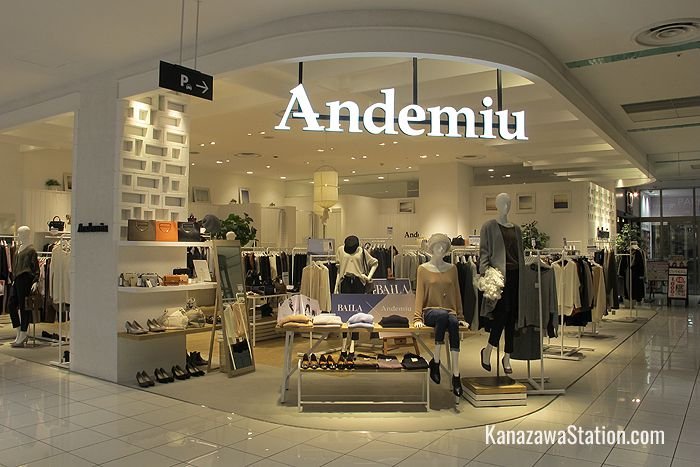 Andemiu on the 2nd floor sells reasonably priced clothes for ladies