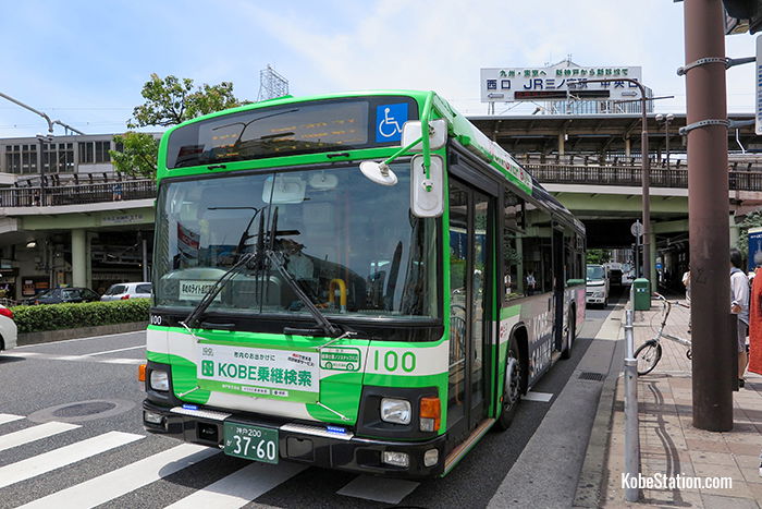 A Kobe City Bus in Sannomiya