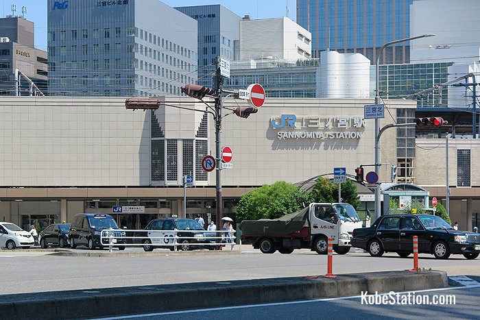 JR Sannomiya Station viewed from the north