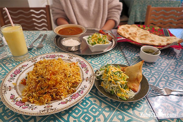 Enjoying a lunchtime set meal at Ali’s Halal Kitchen