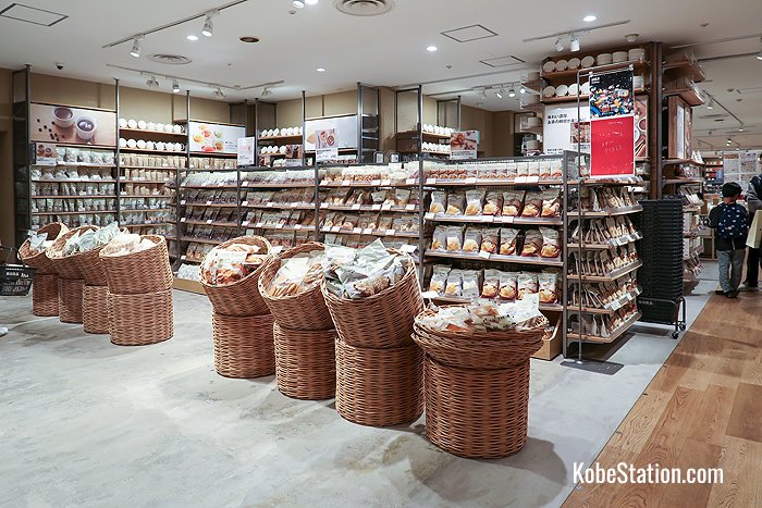 Muji food products on the 5th floor