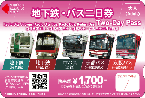 Subway & Bus Two-Day Pass