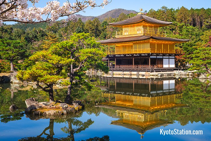 The Golden Pavilion of Kinkakuji Temple