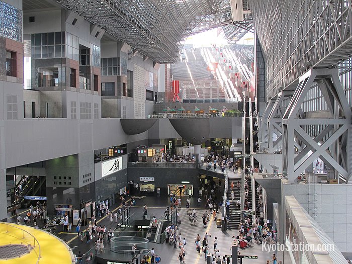 Kyoto Station’s central hall