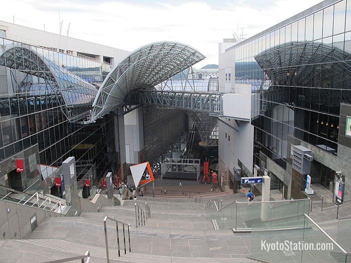 View of Kyoto Station from the 