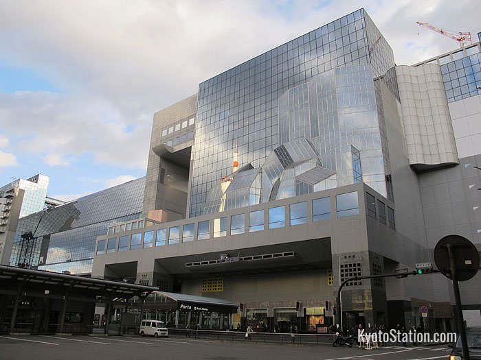 Isetan occupies 13 floors on the north west corner of Kyoto Station building