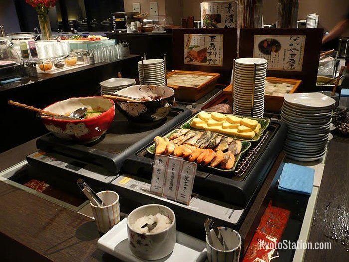 Buffet breakfast at Dormy Inn Premium Kyoto Ekimae