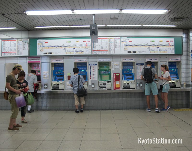 Ticket Machines at Shijo Station