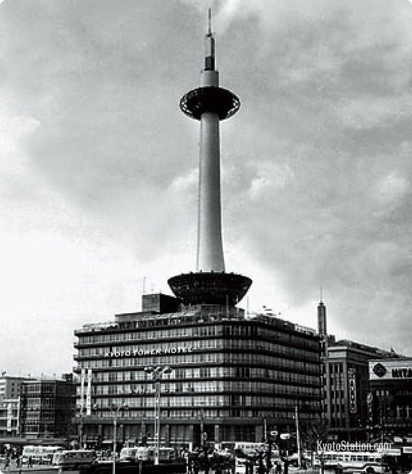 Kyoto Tower in 1964