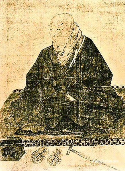 A portrait of the monk Shinran – Public Domain