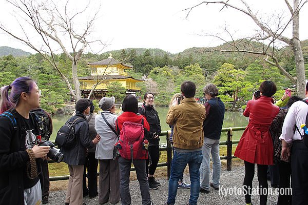 Kinkakuji is one of Kyoto’s most popular locations