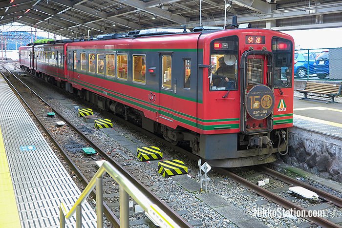 An AT-700 series train at Tobu Nikko Station