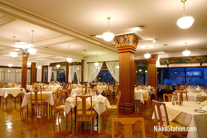 The hotel restaurant