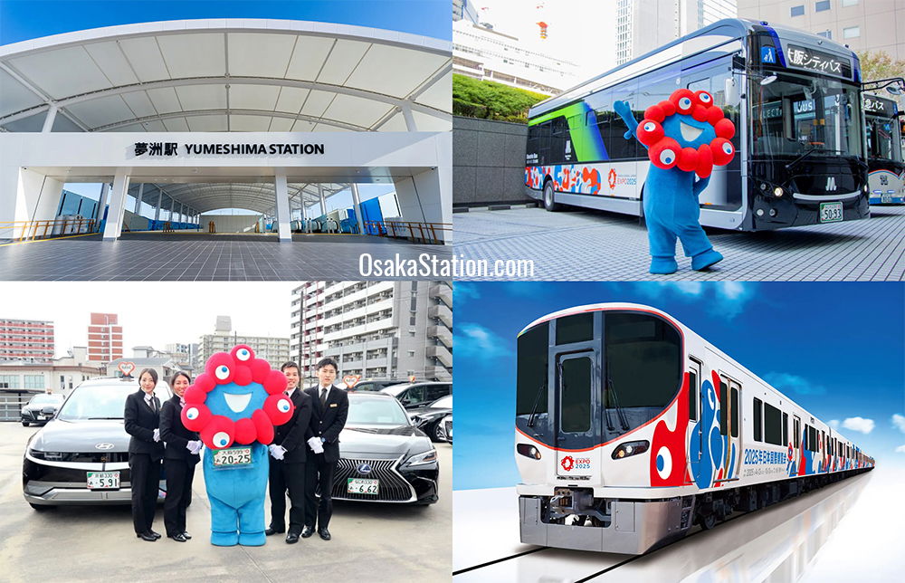 How to Get to Osaka Expo 2025: Train, Bus, Bicycle, Car, Taxi, and Boat