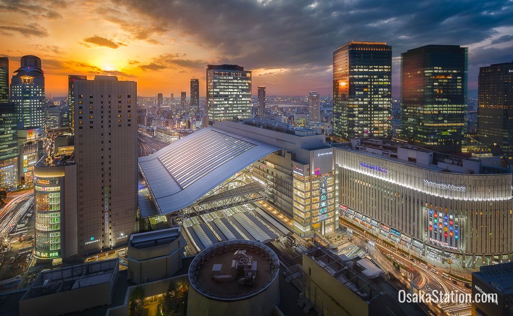 Osaka Station Night View