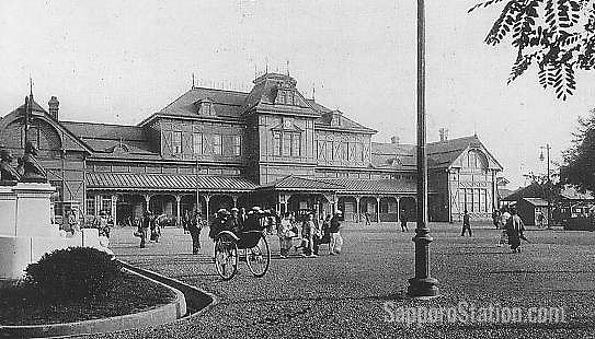 Sapporo Station in Taisho era (1912-1926)