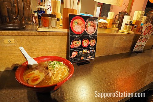 Sample the best Hokkaido style ramen from several restaurants in one location