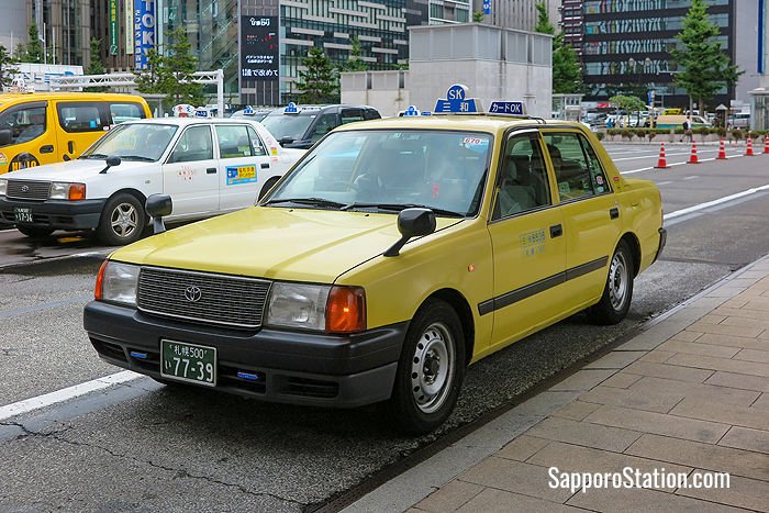 An SK Sanwa taxi