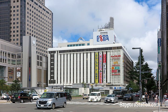 Sapporo Station Bus Terminal is located on the 1st floor of the Esta building