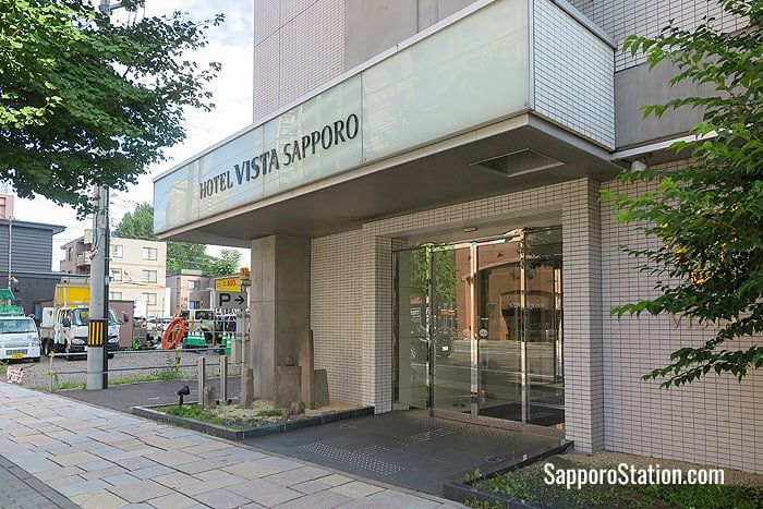 The entrance to Hotel Vista Sapporo Nakajima Koen