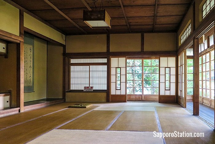 A Japanese style room inside the Seikatei