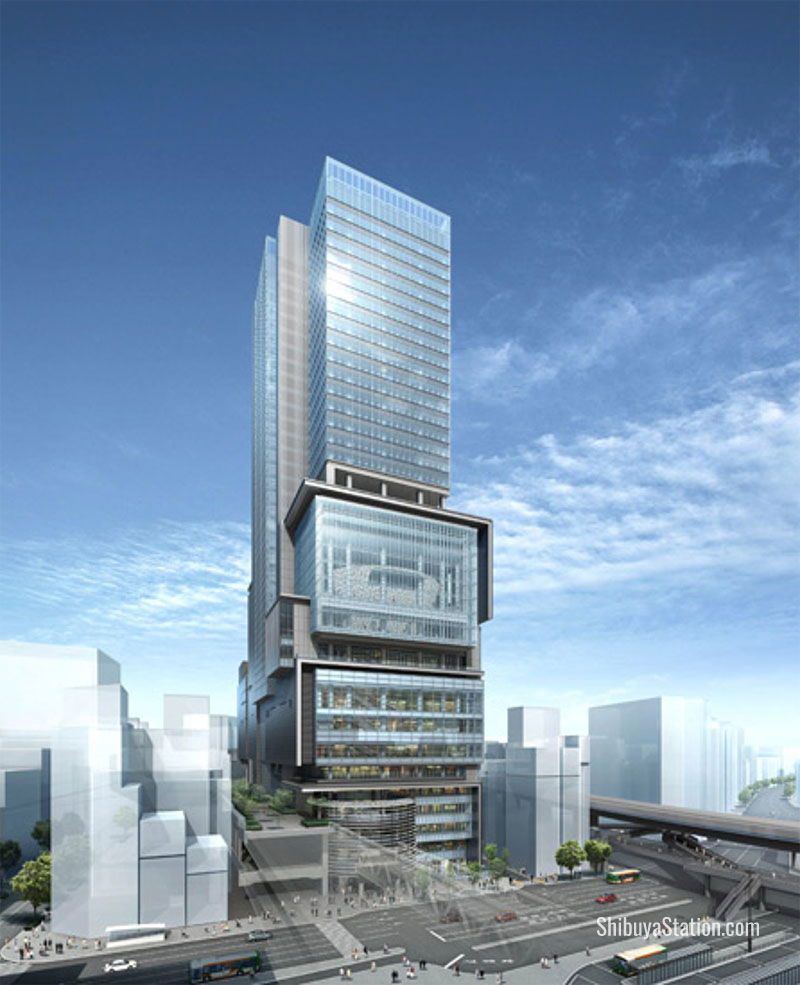 Completed in 2012, Hikarie is a shopping, office and entertainment tower on the east side of Shibuya Station