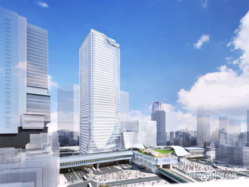 The Shibuya Station skyscraper will be the centerpiece of the new town