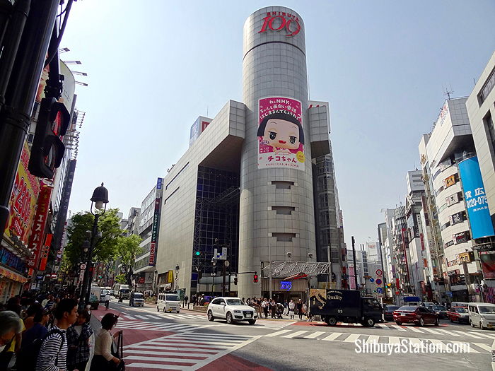 The iconic Shibuya 109 building is a landmark in Japan's fashion scene, and houses 10 floors of clothing and accessories for young women