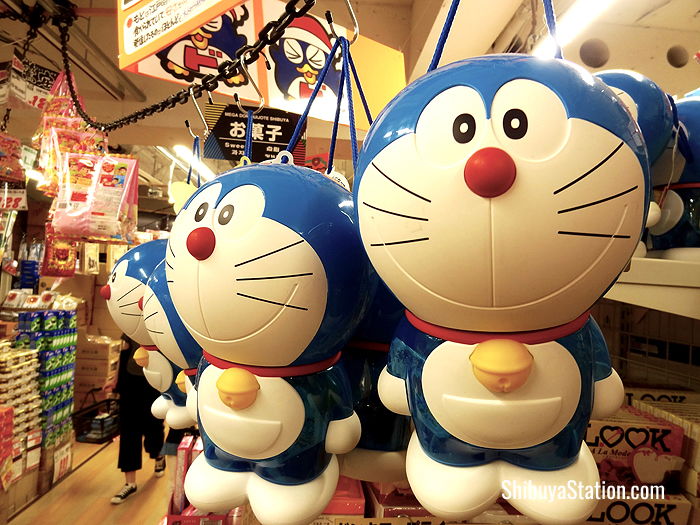 Doraemon candy packaging at MEGA Don Quijote Shibuya Honten