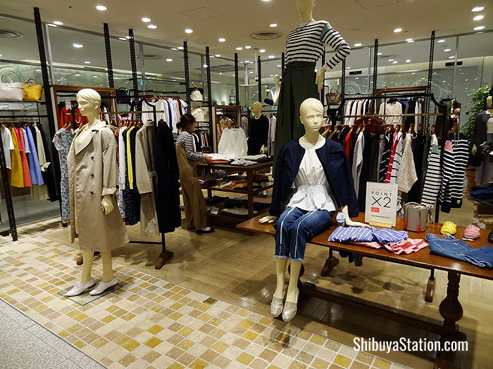 Casual wear retailer Beams has a Beams Lights shop on the fourth floor at Hikarie