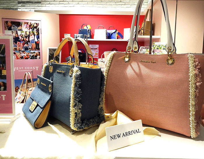 Handbags by Samantha Vega at Shibuya Marui