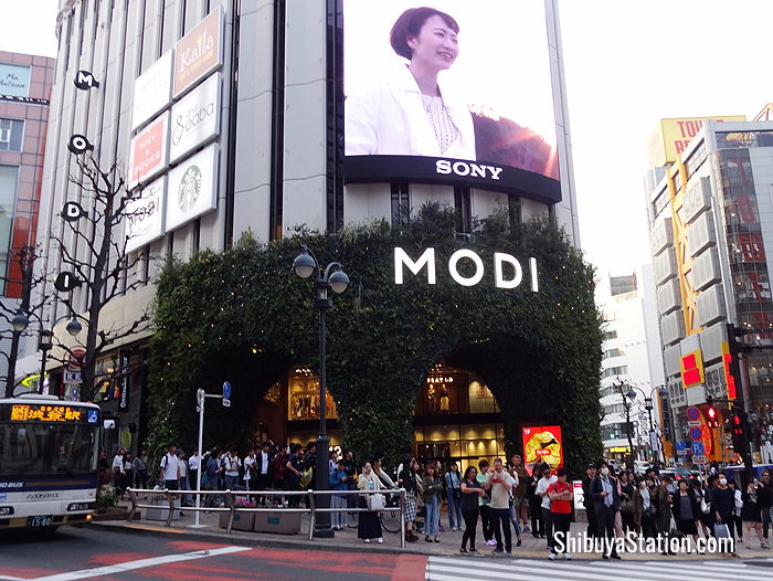 Located a short walk north of Shibuya Station, Shibuya MODI is a 10-story department store offering a mix of fashion and entertainment