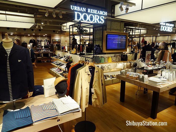 Urban Research Doors at MODI sells stylish urban casual wear, handbags and interior goods