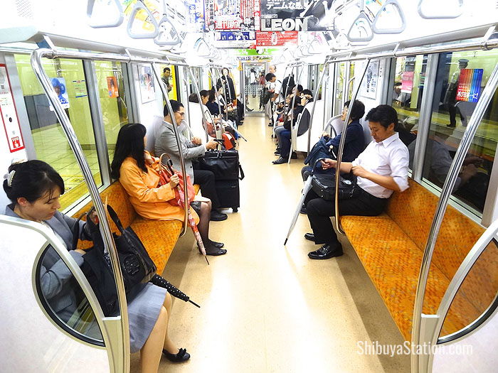 Ginza Line Subway Car