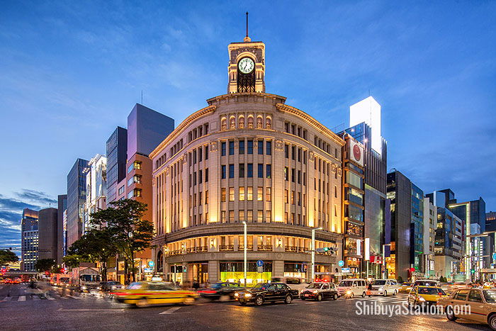 The Ginza 4-chome intersection