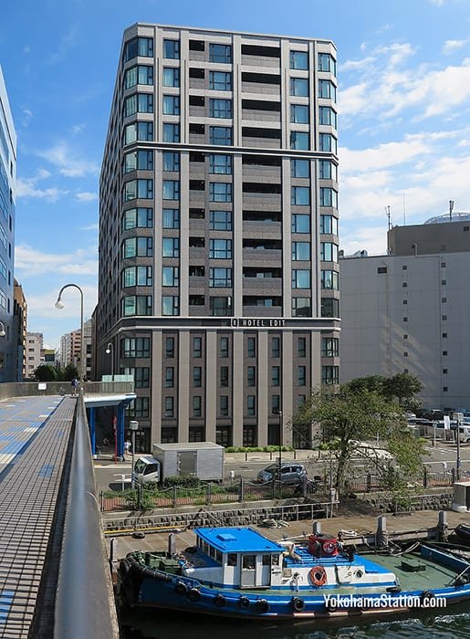 Hotel Edit Yokohama overlooks the Ooka River