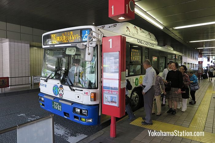 Bus 26 for Symbol Tower at bus stop 1