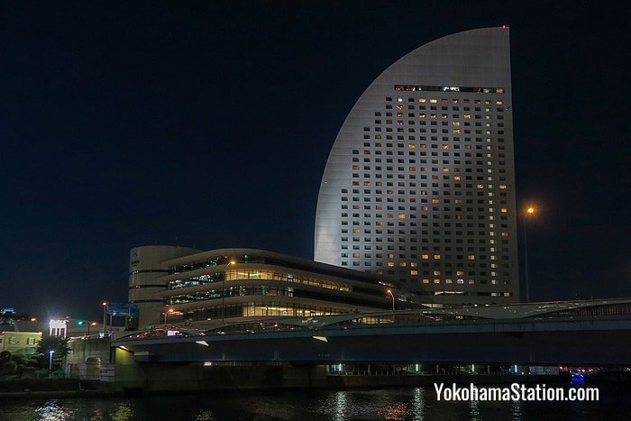 Intercontinental Yokohama Grand at night