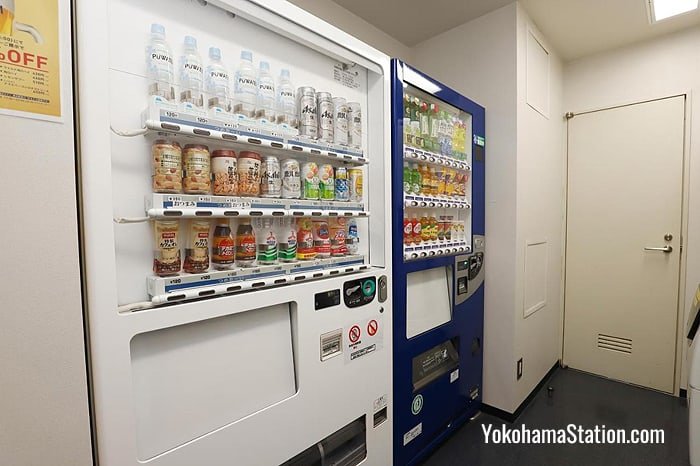 Drinks vending machines on the 2nd floor