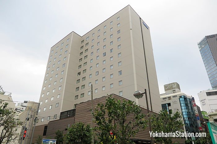 A street view of Richmond Hotel Yokohama Ekimae
